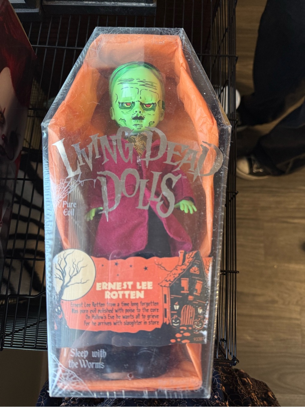 Living Dead Dolls Ernest Lee Rotten Doll - Green & Purple